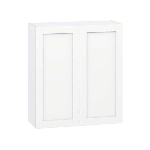 Milton 36 in. W x 14 in. D x 40 in. H Assembled Shaker Wall Kitchen Cabinet in Bright White