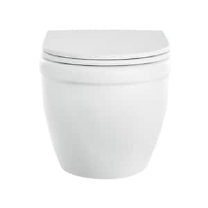 Ivy Elongated Toilet Bowl Only in Matte White