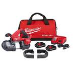 M18 FUEL 18-Volt Lithium-Ion Brushless Cordless Compact Dual-Trigger Bandsaw Kit with Two 3.0 Ah High Output Batteries