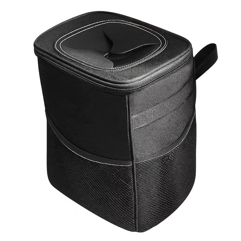 2 Gal. Collapsible Car Trash Can with Magnetic Snaps, Leakproof