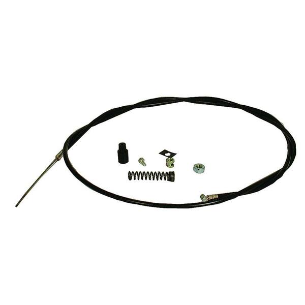 Stens 260-549 Throttle Cable, 54-1/8 Inner Cable, 50 Outer Casing, Barrel End On One End, Includes Cable and Hardware