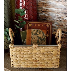 Seagrass Handmade Storage Basket with Handles (Set of 3)