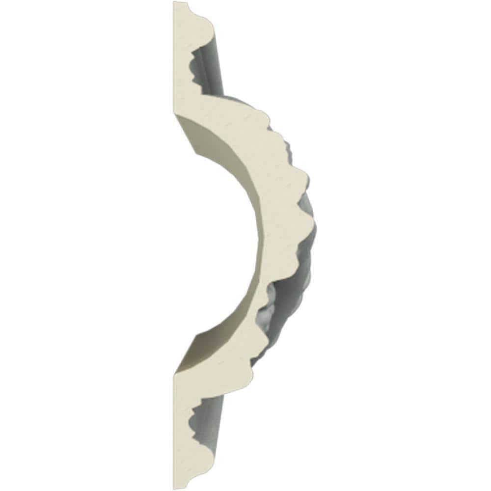 Geometric Gray Polyurethane Chair Rail Moulding