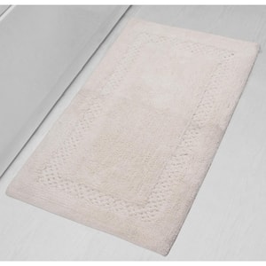 HOME WEAVERS INC Classy Bathmat Gray Cotton 2-Piece Bath Rug Set  BCL2PC1721GY - The Home Depot