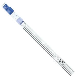 5/16 in. x 48 in. White Aluminum Screen Frame Kit