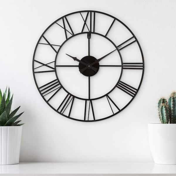 Wall Clock, Metal Wall Clock, Modern Home Decor, Istanbul outlet City Desing, Black Metal Wall Art, The Maiden's Tower, Contemporary Clock