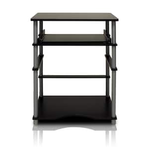 Ameriwood Home Meridian 36 in. Gray Student Computer Desk with 2-Shelves  DE73403 - The Home Depot