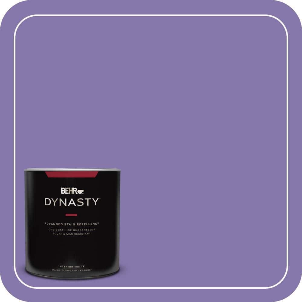 1 qt. #640B-6 Grape Parfait Matte Interior Stain-Blocking Paint and Primer price history on PriceWatchPro