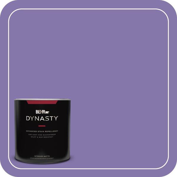 BEHR DYNASTY 1 qt. #640B-6 Grape Parfait Matte Interior Stain-Blocking Paint and Primer
