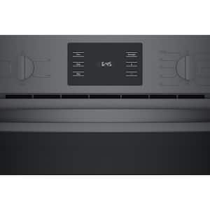 500 Series 30 in. Built-In Single Electric Wall Oven in Black Stainless Steel with Thermal Cooking and Self-Cleaning