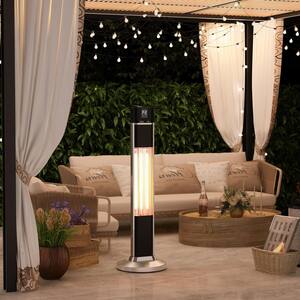 1500-Watt Infrared Carbon Tech Electric Freestanding Heater Digital Space Heater w/Remote Control Indoor/Outdoor Use