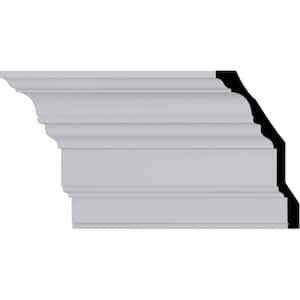 6-7/8 in. x 13 in. x 94-1/2 in. Polyurethane Eris Smooth Crown Moulding