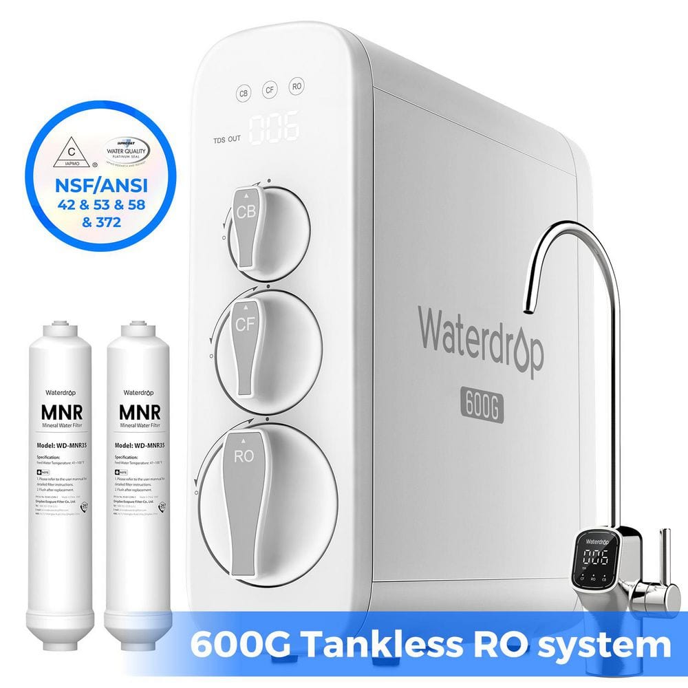 Reviews for Waterdrop G3P600 8-Stage NSF Certified Reverse Osmosis ...