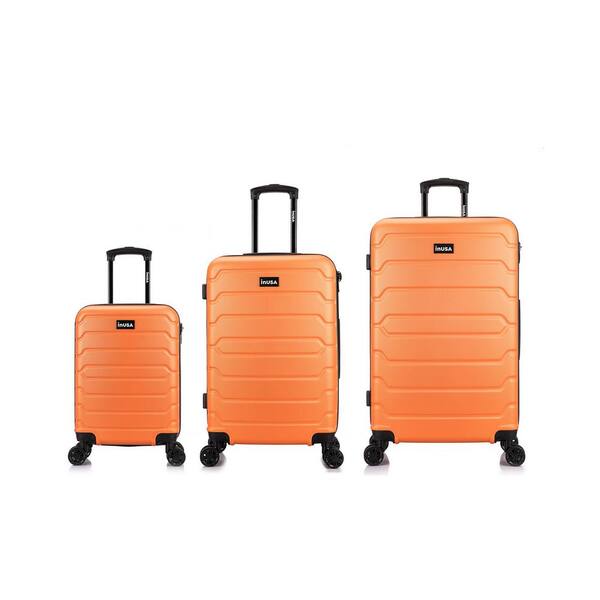 inusa trend lightweight hardside spinner 3pc luggage set