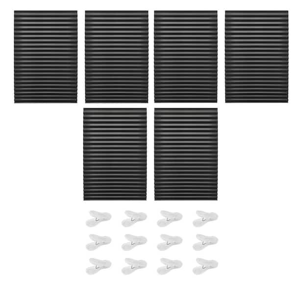 RV Blinds Cappuccino Smooth 36 in. W x 72 in. L RV Pleated Shades, Back Tap Blackout Curtain Indoor Single Panel