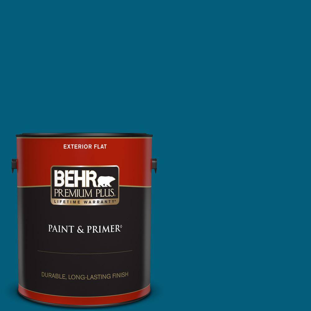 Reviews for BEHR PREMIUM PLUS 1 gal. MQ562 Blue Edge Flat Exterior