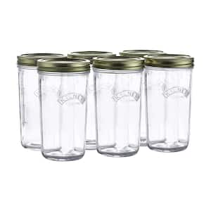 Canning Glass Wide Mouth Canning Jar 17 oz. - (Set of 6)