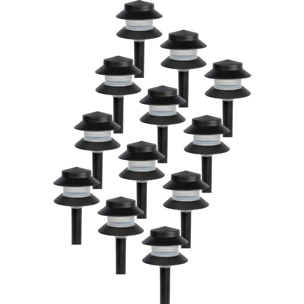 Black Low Voltage Plug-in Path Light Waterproof with 3200K for Outdoor price history on PriceWatchPro