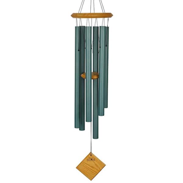 WOODSTOCK CHIMES Encore Collection, Chimes of Earth, 37 in. Verdigris Wind Chime