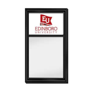 31.0 in. x 17.5 in. Edinboro Fighting Scots EU Logo Plastic Dry Erase Note Board