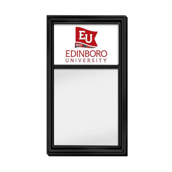 The Fan-Brand 31.0 in. x 17.5 in. Edinboro Fighting Scots EU Logo Plastic Dry Erase Note Board