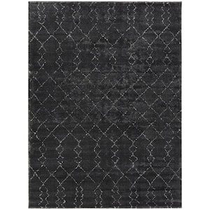 Reeves Charcoal 4 ft. 6 in. x 6 ft. Moroccan Area Rug