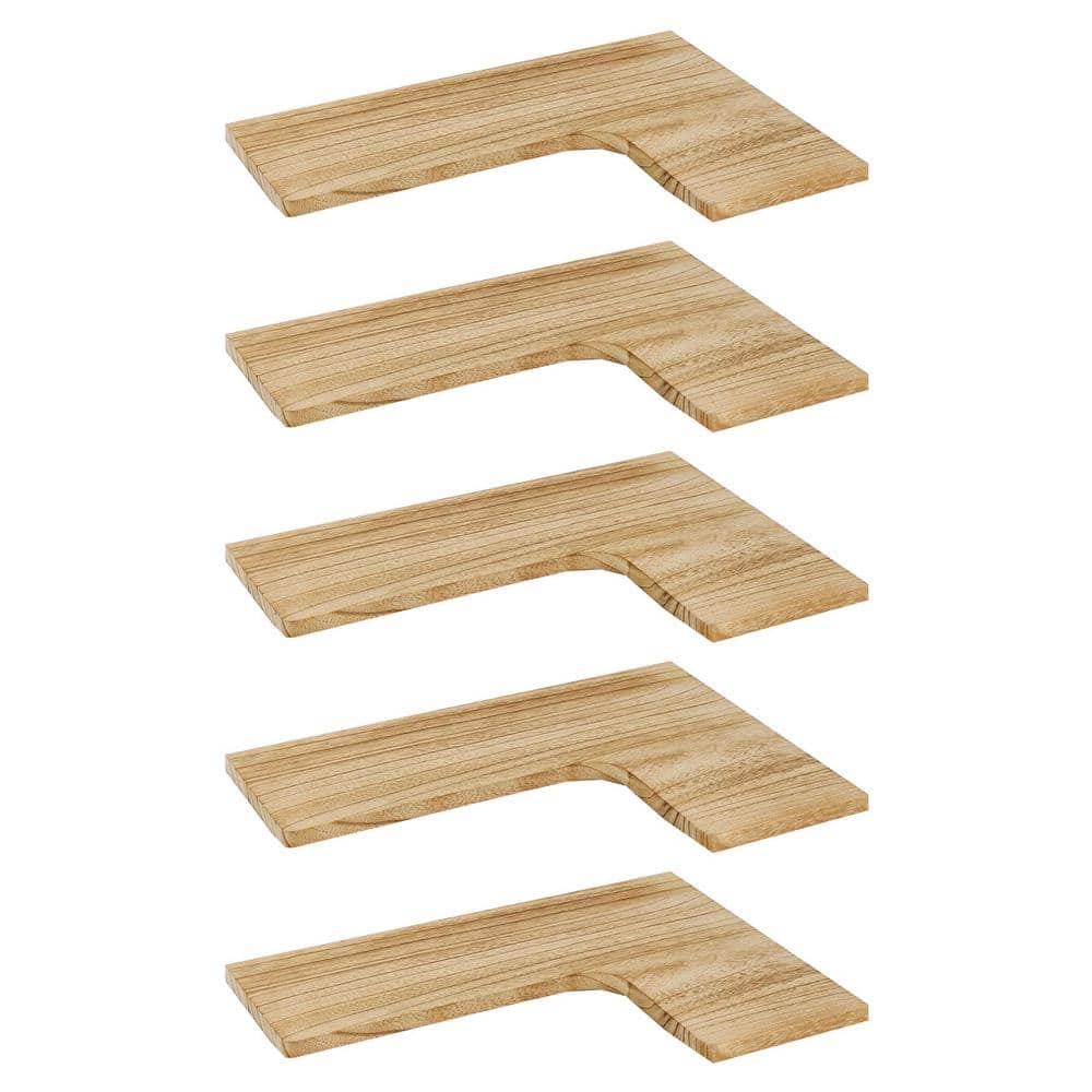 16.1 in. W x 11.4 in. D Corner Floating Shelves Decorative Wall Shelf Carbo