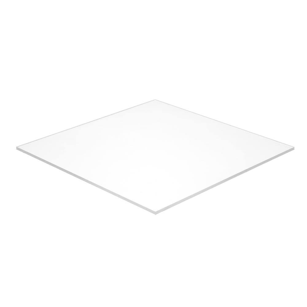 White Plexiglass Acrylic Sheet  Color #7328 1/8" x 7" x 11" 