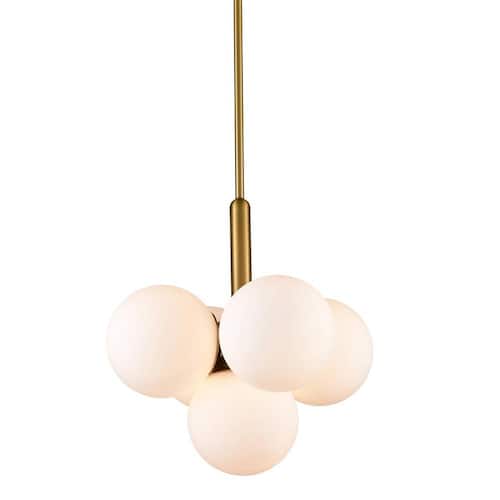 Mid-Century Light Gold Kitchen Island Pendant Lighting - Main Image