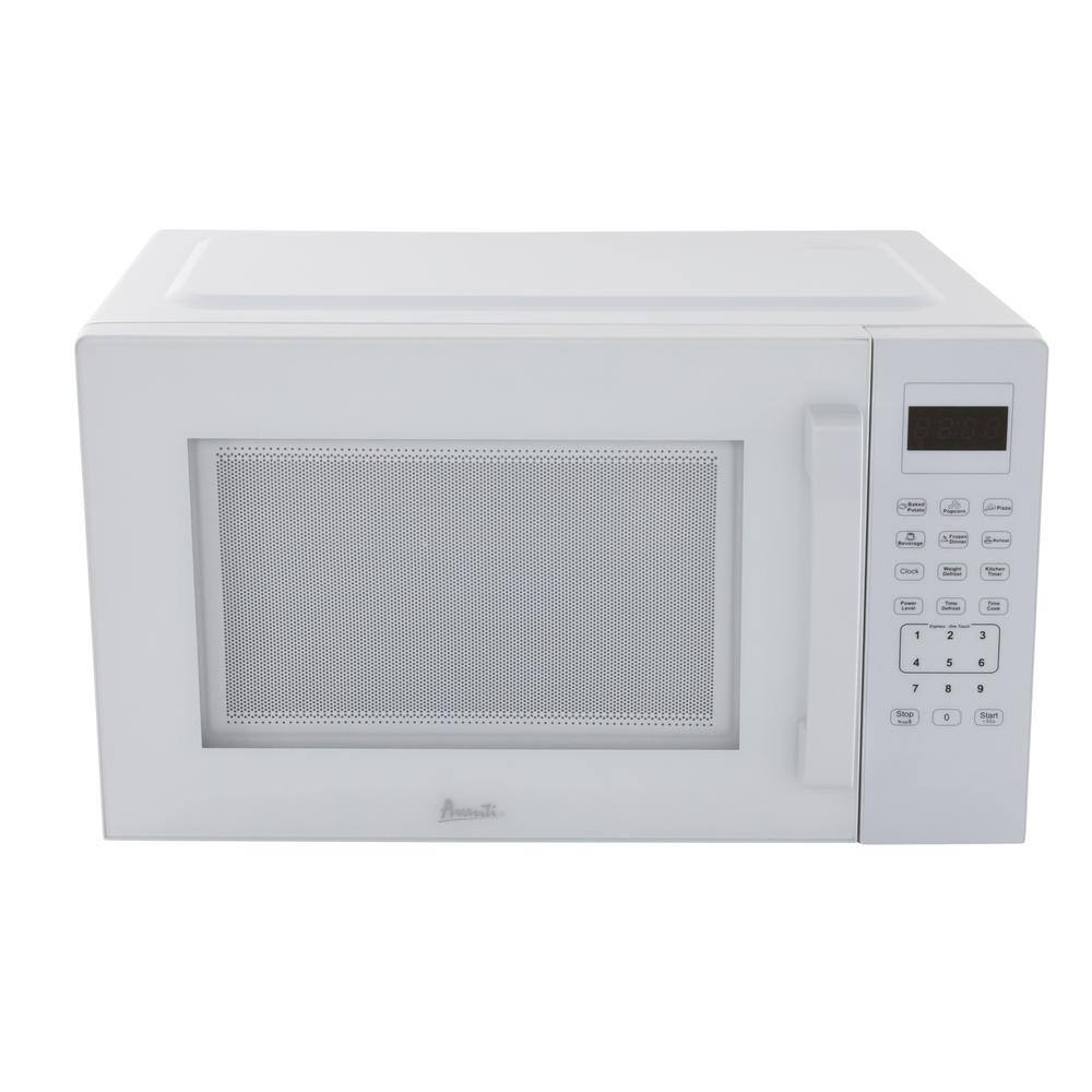 Avanti 1.5 cu ft White Countertop Microwave with Timer