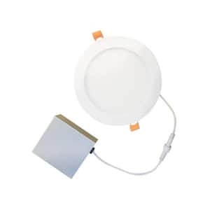 6 in. Slim Downlight CCT Selectable LED Recessed Downlight with Remote J-Box