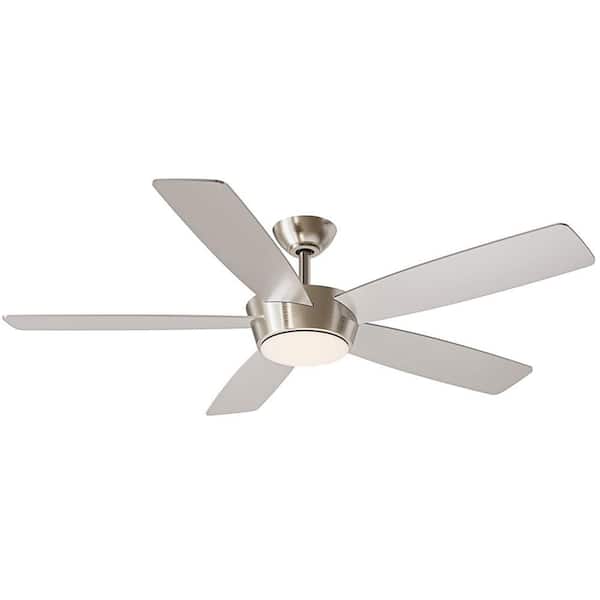 AIRE BY MINKA Nuvon 52 in. Indoor Brushed Nickel Ceiling Fan 3CCT