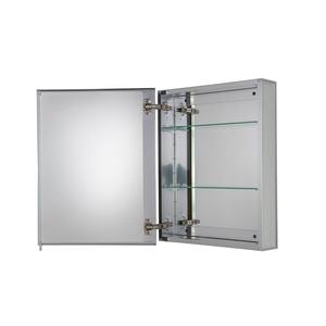 20 in. W x 26 in. H Recessed or Surface-Mount Bathroom Medicine Cabinet with Easy Hang System