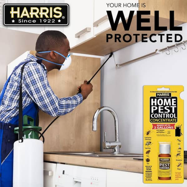 Harris 1 oz. Pest Control Concentrate with 32 oz. Professional Spray Bottle Value Pack (2-Pack)