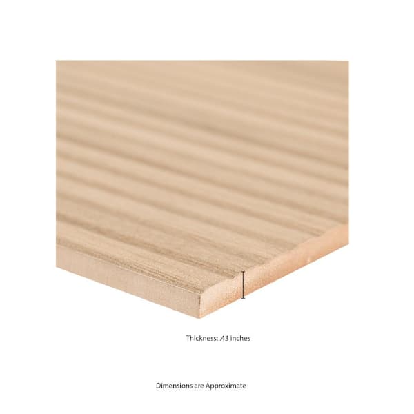 MSI Urban Bamboo Ridge 16 in. x 48 in. Matte Ceramic Fluted Wall