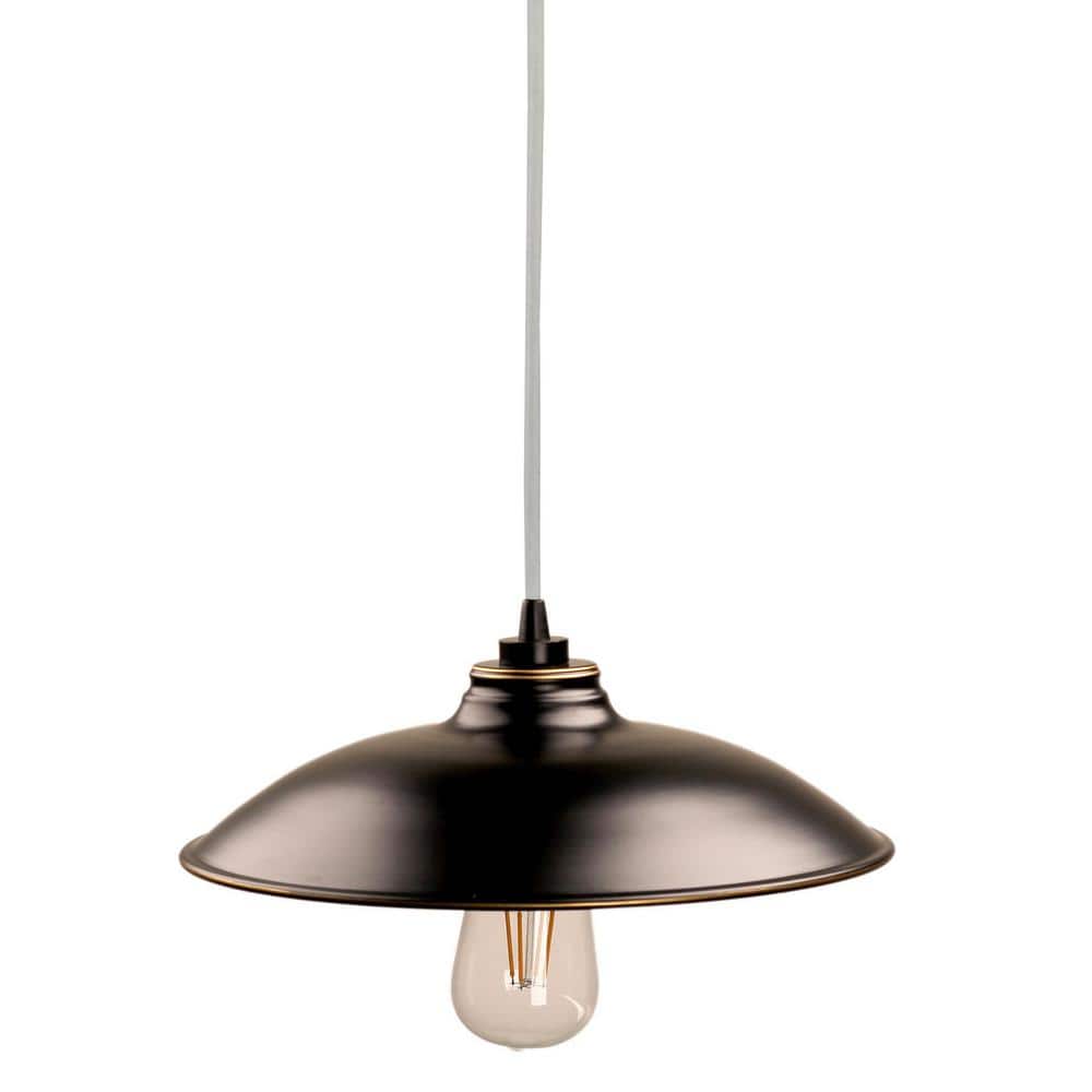 Jayden 1-Light Imperial Black Outdoor Hanging Light