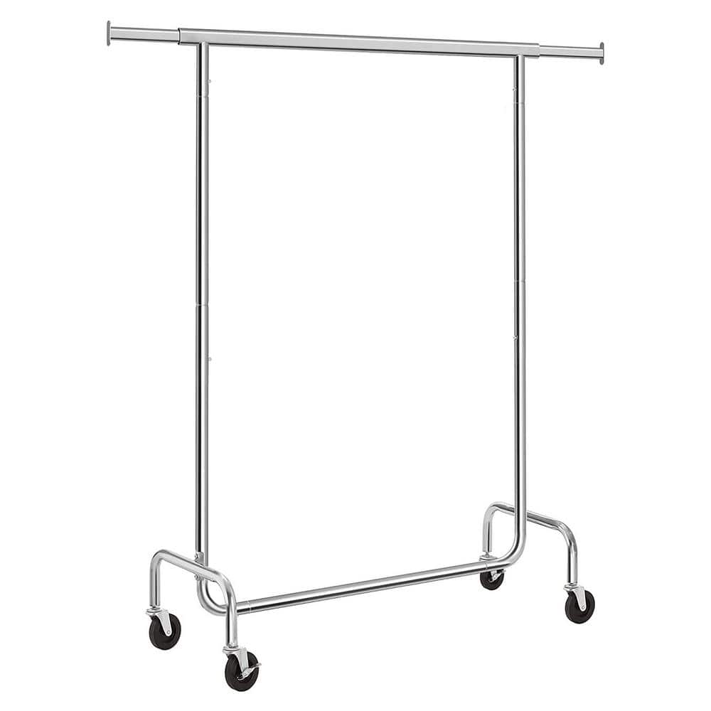 Chrome Steel Clothes Rack 73.6 in. W x 66.5 in. H