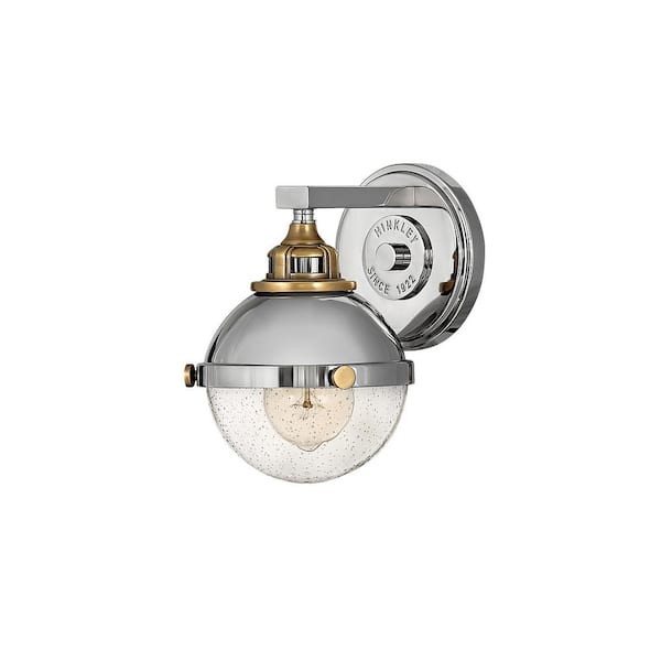 HINKLEY Fletcher 6.25 in. 1 Light Polished Nickel Vanity Light