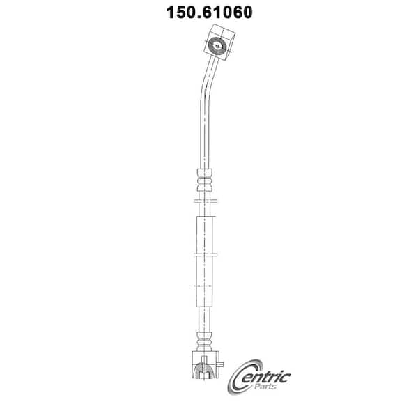 Centric Parts Brake Hydraulic Hose 1993-1998 Lincoln Mark VIII