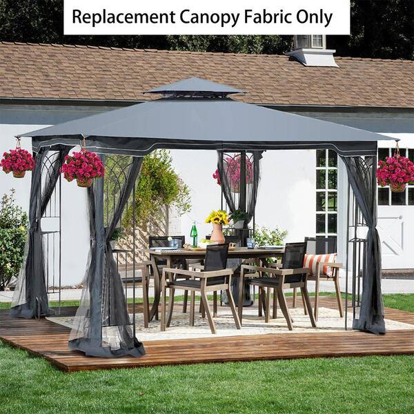 ⚠️ jitsuwa ⚠️s.k. manor hill Canopy Misopily 10 ft. x 10 ft. Patio Double Roof Gazebo