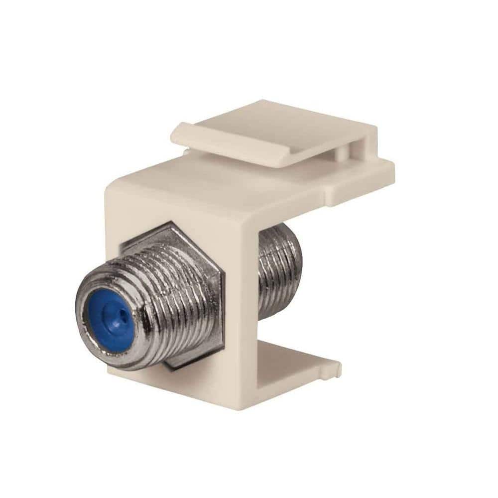 Twist-On F-Connector - Light Almond