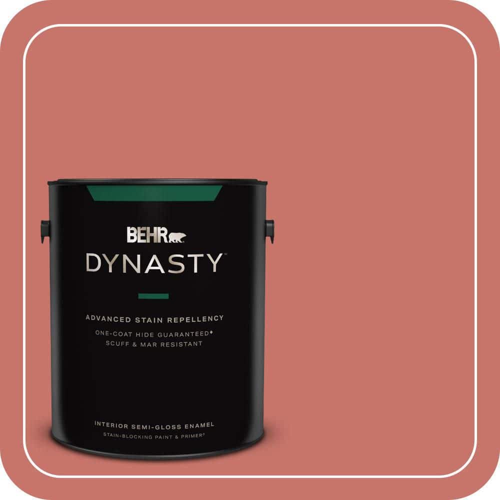 1 gal. #180D-5 Sahara Sun Semi-Gloss Enamel Interior Stain-Blocking Paint & Primer price history on PriceWatchPro