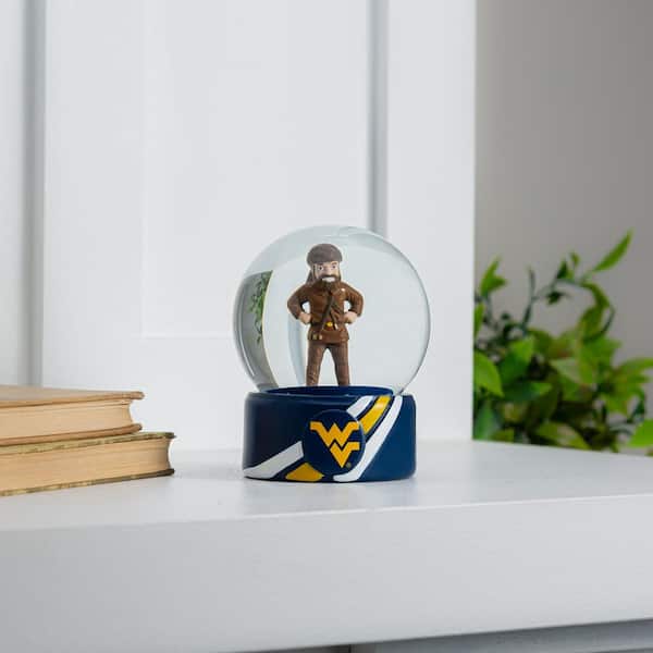 West Virginia University 5 in. Glass Tabletop Snow Globe