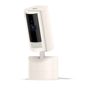 Ring Pan-Tilt Indoor Cam Plug-in Security Camera with 360° Horizontal Pan Coverage, Live View and Two-Way Talk, Starlight
