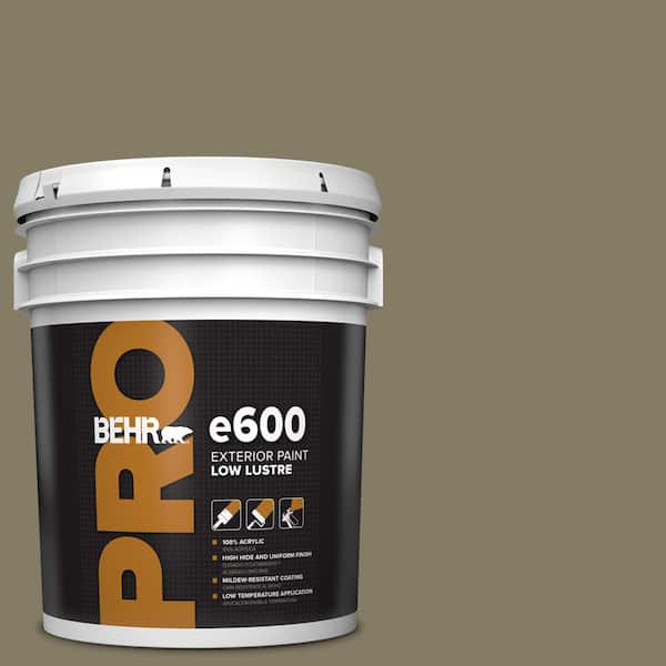 BEHR PRO 5 gal. #PPU8-24 Deserted Island Low Luster Exterior Paint