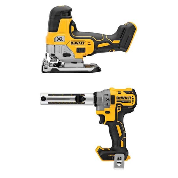 20V MAX XR Cordless Barrel Grip Jigsaw and 20V MAX XR Cordless Brushless Cable Stripper (Tools-Only)