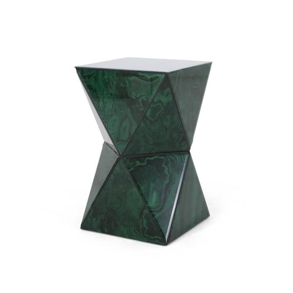 Unbranded Aamie Malachite Hourglass Side Table