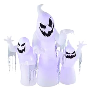 8 ft. Giant-Sized LED Ghost Trio