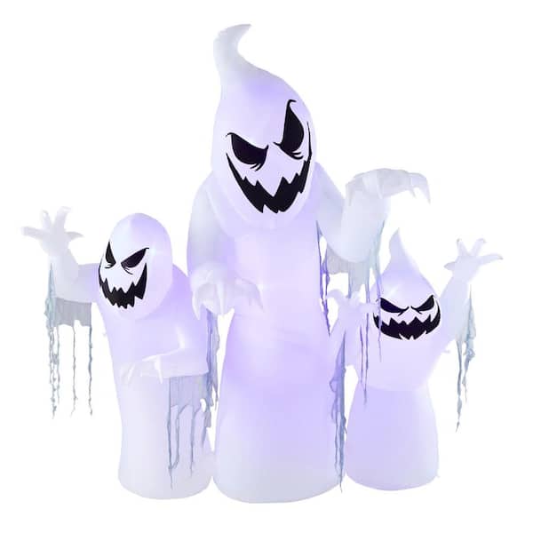 Home Accents Holiday 8 ft. GiantSized LED Ghost Trio 24GM53028 The