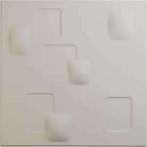 19-5/8"W x 19-5/8"H Avila EnduraWall Decorative 3D Wall Panel, Satin Blossom White (12-Pack for 32.04 Sq.Ft.)